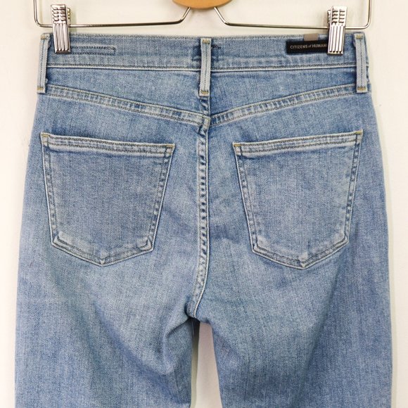 Citizens Of Humanity Rocket Crop High Rise Skinny Jeans Stretch Soft Fade 26 - Picture 8 of 8